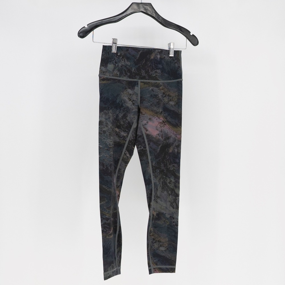 Lululemon Women's Wunder Under Hi-Rise 7/8 Tight 25" Radiant Multi Leggings 4